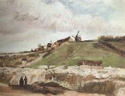 Vincent Van Gogh Montmartre:Quarry,the Mills (nn04) oil painting